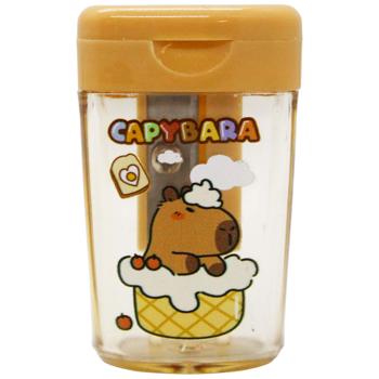 Точилка Капибара с контейнером в ассортименте - купить, цены на - фото 2