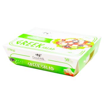 Feta Good Milk Greek Salad Soft Creamy Cheese Product 50% 170g - buy, prices for NOVUS - photo 1