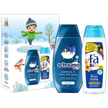 Schauma Kids Shampoo Shower Gel 250ml + Fa Kids Shampoo Shower Gel 250ml Gift Set for Boys - buy, prices for - photo 3