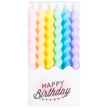 ZED Set of Cake Candles 10cm 8pcs