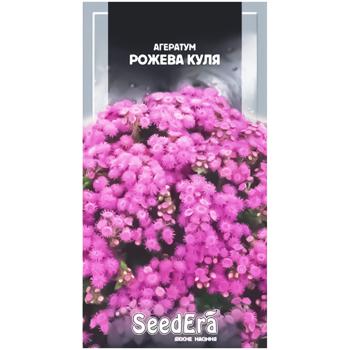 Семена Seedera Агератум Розовый шар 0,15г - купить, цены на Auchan - фото 1