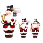 Підвіска Decoris Санта з подарунками 7х6х12см в асортименті