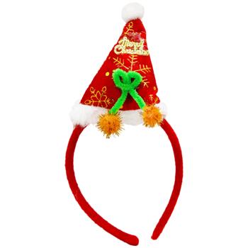 Прикраса д/свята Carnival Обідок Новорічний ковпак МА37 - купити, ціни на За Раз - фото 3