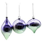 Actuel Snowflakes Plastic Christmas Tree Ball 7.8cm in assortment