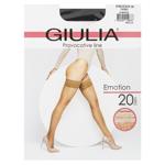 Чулки женские Giulia Emotion Nero 20 Den розмір 1/2р