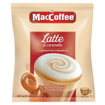 MacCoffee Latte al Caramello Coffee Drink with Caramel Flavor 3in1 22g x 20pcs