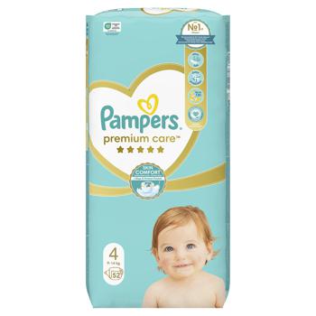 Підгузки Pampers Premium Care розмір 4 Maxi 9-14кг 52шт - купити, ціни на Auchan - фото 5