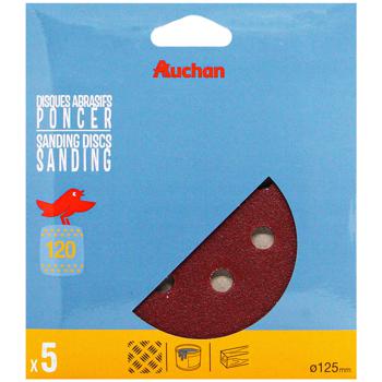 Auchan Grinding Disc 120 125mm 5pcs - buy, prices for Auchan - photo 1