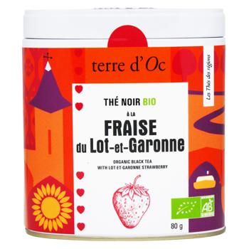 Чай TR 80г чорний Полуниця Біо (Фр) - купити, ціни на КОСМОС - фото 1