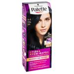 Крем-краска для волос Palette Интенсивный цвет 1-1 Cине-черный 110мл