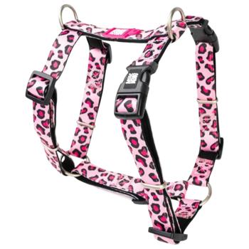 Max and Molly H-Harness Рожевий леопард шлея для собак 33,5-41 см- різнокольоровий - купити, ціни на MasterZoo - фото 2