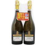 Вино полуигристое Chiarli Lambrusco Bianco полусладкое белое 7,5% 0,75л 2шт