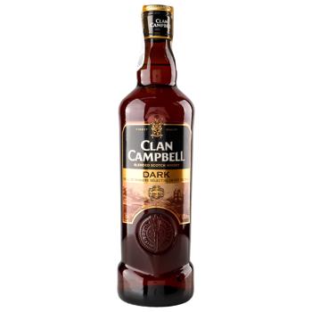 Виски Clan Campbell Dark 40% 0,7л - купить, цены на Эпицентр FOOD - фото 1
