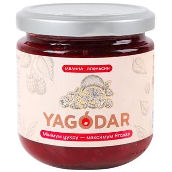 Yagodar Raspberry-Orange Jam 210g - buy, prices for Epicentr FOOD - photo 1