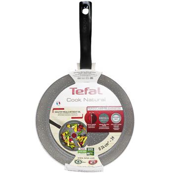 Сковорода Tefal Cook Natural 24см - купити, ціни на Auchan - фото 1