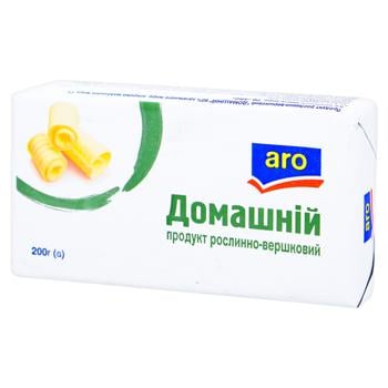 Продукт растительно-сливочный Aro Домашний 60% 200г - купить, цены на METRO - фото 1