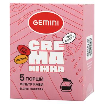 Gemini Crema Tender Drip Coffee 12g*5pcs - buy, prices for - photo 1