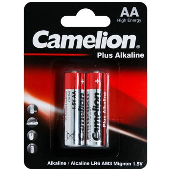 Батарейка Camelion AA LR6 Plus Alkaline 2шт - купить, цены на ЕКО Маркет - фото 1