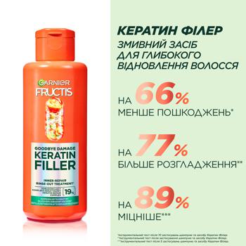 Garnier Fructis Keratin Filler Goodbye Damage for Inner Repair 200ml - buy, prices for - photo 2