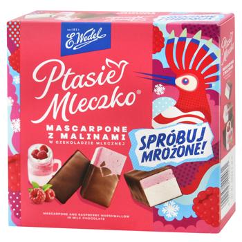 Конфеты E.Wedel Птичье молоко малина и маскарпоне 340г - купить, цены на NOVUS - фото 1