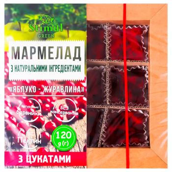 Stymul Apple-Cranberry Natural Marmalade 120g