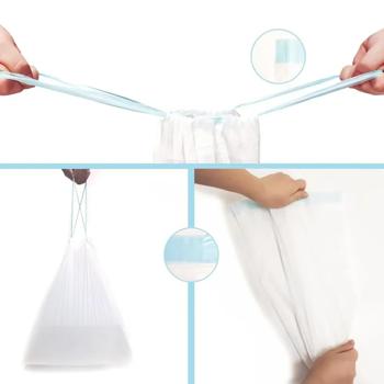 Пакети сміттєві Lapka універсальні для автоматичних лотків 3 рулони по 15 пакетів - купити, ціни на - фото 3