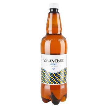 Umanpyvo Uman Light Beer 4.5% 1l - buy, prices for NOVUS - photo 1