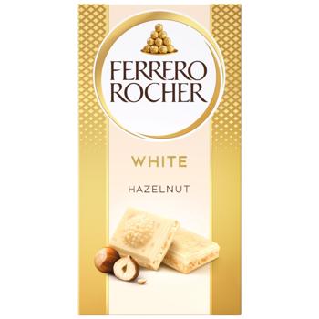 Ferrero Rocher Hazelnut White Chocolate 90g - buy, prices for Epicentr FOOD - photo 1