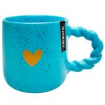 Чашка Ardesto My Heart AR3082D 300мл блакитний кераміка