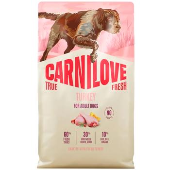 Корм сухий Carnilove True Fresh з індичкою для собак всіх порід 4кг - купити, ціни на MasterZoo - фото 1