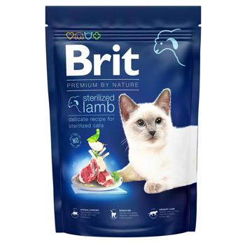 Brit Premium Dry Food with Lamb for Sterilized Cats 1.5kg - buy, prices for COSMOS - photo 1