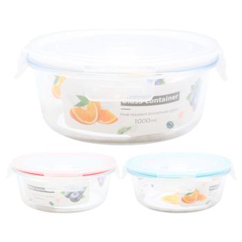 Zed Glass Food Container 1l