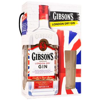 Gibbon's Gin 37.5% 0.7l + Glass - buy, prices for COSMOS - photo 1