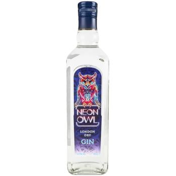 Джин Neon Owl London Dry 37,5% 0,7л - купить, цены на Auchan - фото 1