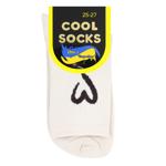 Носки женские Cool Socks Сердечко высокие р.25-27 бежевый