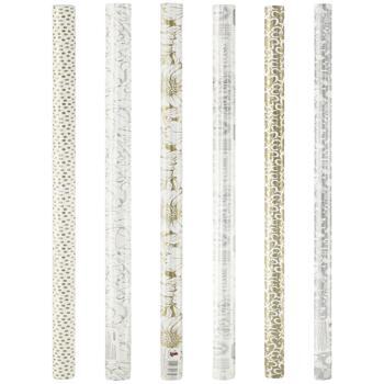 Папір пакувальний подарунковий Мандарин золото/срібло 64х90см - купити, ціни на ЕКО Маркет - фото 1