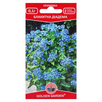 Golden Garden Blue Diadem Forget-me-not Flower Seeds 0.1g - buy, prices for MegaMarket - photo 1