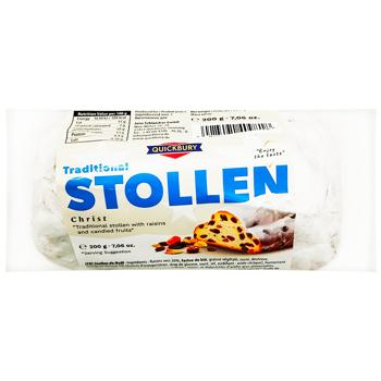 Quickbury Christ Stollen with Butter and Almonds 200g - buy, prices for Supermarket "Kharkiv" - photo 1