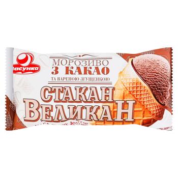 Lasunka Velikan Chocolate Ice Cream with Boiled Condensed Milk 100g - buy, prices for Tavria V - photo 1
