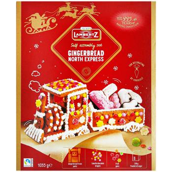Набір солодощів новорічний Lambertz Пряничний поїзд 1035г - купити, ціни на METRO - фото 2