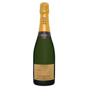 Вино ігристе Lar de Lares Cava біле брют 11,5% 0,75л - купити, ціни на NOVUS - фото 1