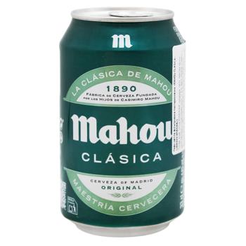 Пиво Mahou Clasica светлое 4,8% 0,33л - купить, цены на NOVUS - фото 2