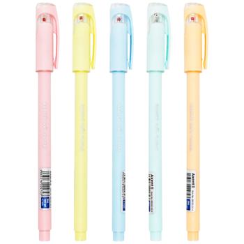 Ручка Axent Soft Pastel масляная синяя в ассортименте - купить, цены на МегаМаркет - фото 1