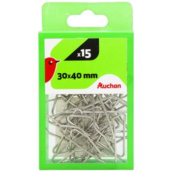 Auchan Paper Clips 30x40mm 15pcs - buy, prices for - photo 3