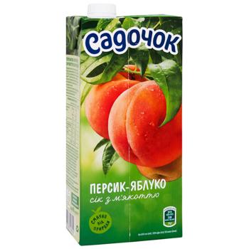 Sadochok Peach-Apple Juice 0.95l - buy, prices for Chudo Market - photo 4
