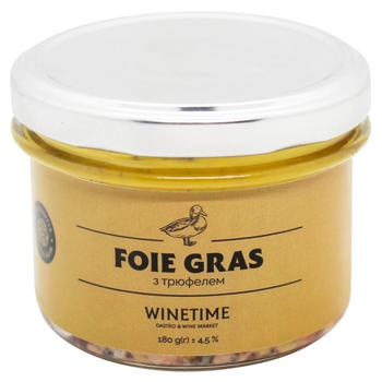 Winetime Foie Gras with Truffle 180g - buy, prices for WINETIME - photo 1