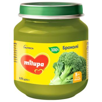 Milupa Broccoli Puree 125g - buy, prices for COSMOS - photo 1