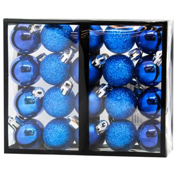 Blue Plastic Balls Set 20pcs*3cm - buy, prices for MegaMarket - photo 1