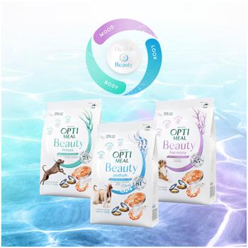 Optimeal Beauty Fitness Dry Food with Seafood for Sterilized Cats 1.5kg - buy, prices for - photo 8