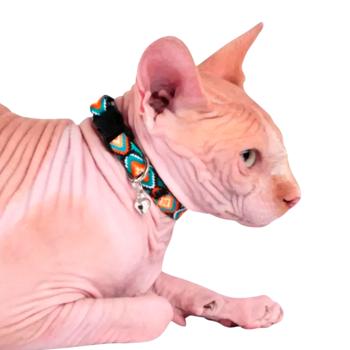 Barksi Urban Ромби нейлоновий нашийник для котів XS - різнокольоровий - купити, ціни на MasterZoo - фото 6